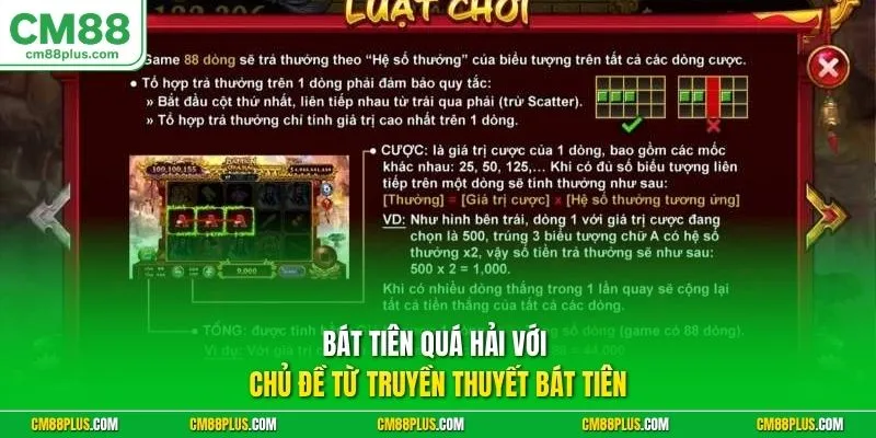 Bát Tiên Quá Hải với chủ đề từ truyền thuyết Bát Tiên