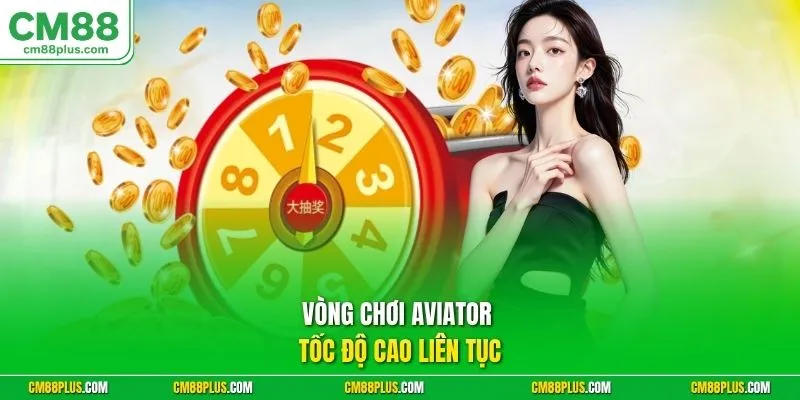 Vòng chơi AVIATOR tốc độ cao liên tục